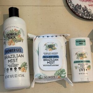 Power Stick Brazilian Mist Pistachio & Salted Caramel Bundle NEW